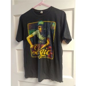 Logic black graphic tee t-shirt